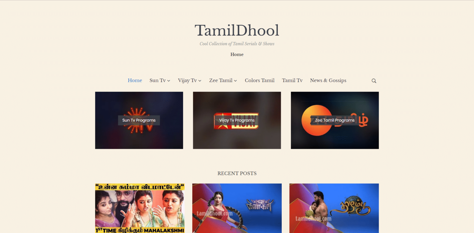 Tamilrockers vijay tv serial online