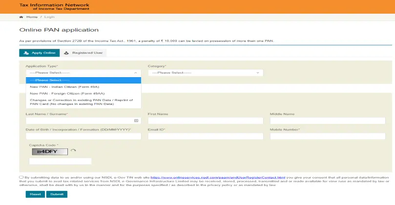 How To Apply For New Pan Card Through Online, PAN Card Download