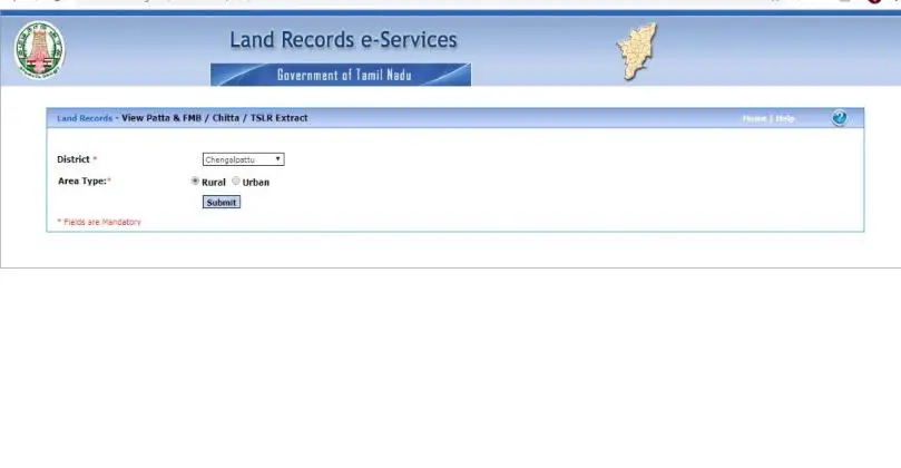 land fmb sketch map tamilnadu