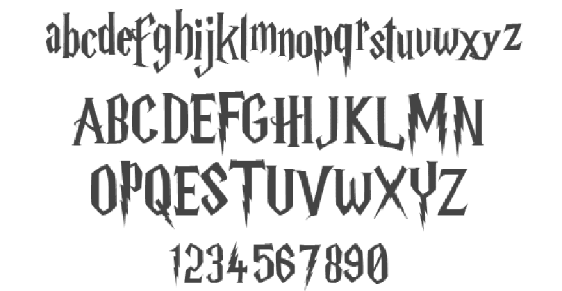 Harry Potter Font Download For Free